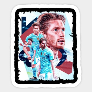 KEVIN DE BRUYNE MERCH VTG Sticker